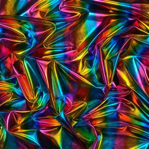 rainbow metalic fabric|rainbow fabric fluffy.